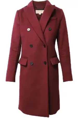 Michael Kors Donna Abbigliamento vintage - Pre-owned Lana tops Rosso, Donna, Taglia: XS