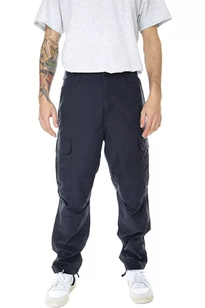 Carhartt Uomo Pantaloni cargo - Chinos Blu, Uomo, Taglia: W28