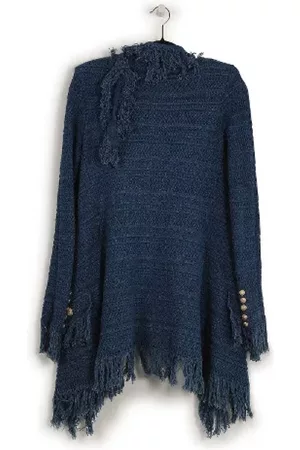 Balmain Donna Abbigliamento vintage - Pre-owned Cotone tops Blu, Donna, Taglia: XS