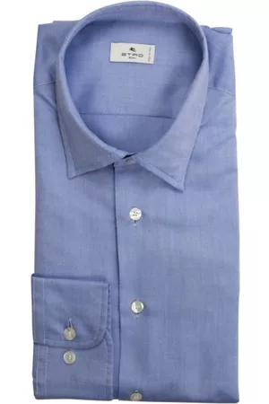 Etro Uomo Camicie casual - Camicia casual Blu, Uomo, Taglia: L