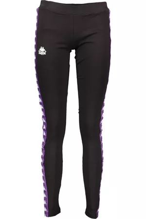 Kappa Donna Leggings & Treggings - Leggings Nero, Donna, Taglia: M