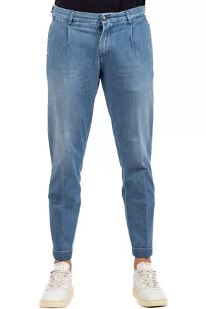 FAY Uomo Jeans slim & sigaretta - Pantaloni slim-fit Blu, Uomo, Taglia: W34