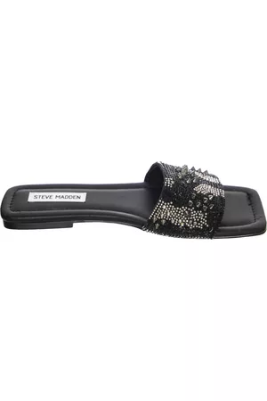 Steve Madden Donna Sandali - Cursori Nero, Donna, Taglia: 37 1/2 EU