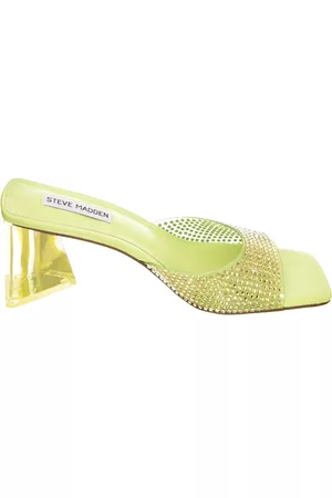 Steve Madden Donna Scarpe con i tacchi - Mules con tacco Verde, Donna, Taglia: 36 1/2 EU