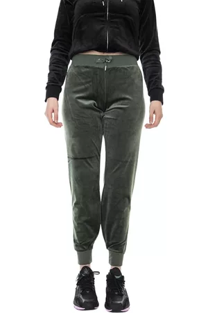 Juicy Couture Donna Pantaloni - Pantaloni da ginnastica Verde, Donna, Taglia: S