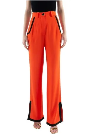 Rowen Rose Donna, Pantaloni, Arancione, S, new