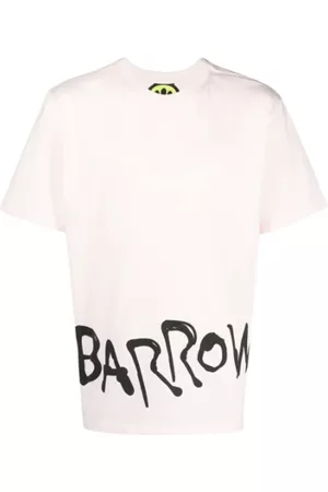 BARROW Uomo T-shirt - T-shirt stampa con orsetto bianca Bianco, Uomo, Taglia: XS