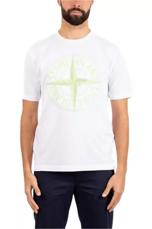 Stone Island Uomo T-shirt - Maglietta Bianco, Uomo, Taglia: S