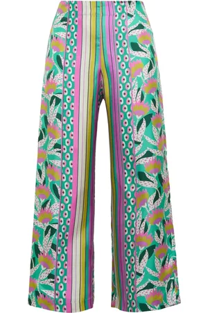 Maliparmi Donna Pantaloni - Pantalone Collection Print Multicolore, Donna, Taglia: XS