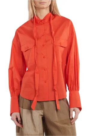 JEJIA Donna, Camicette , Arancione, S, new