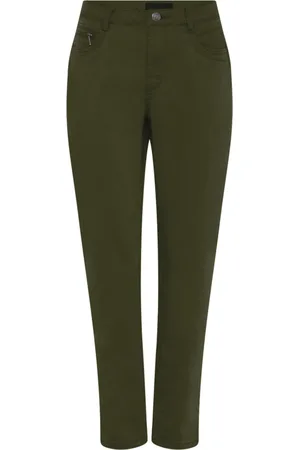 C.ro Donna, Pantaloni, Verde, 4Xl, new