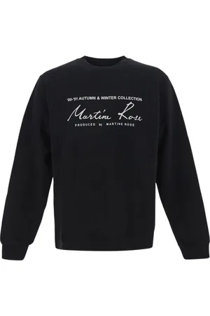 MARTINE ROSE Uomo, Felpe, Nero, XL, new