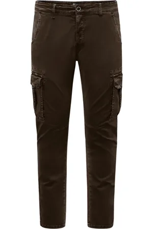 Bomboogie Uomo, Pantaloni, Marrone, W38, new