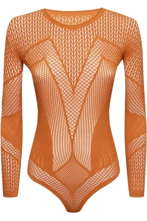 Wolford Donna, Top, Marrone, M, new