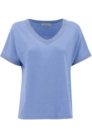 LE TRICOT PERUGIA Donna, Top, Blu, L, new