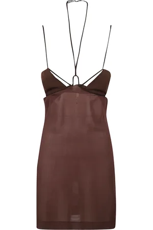 Nensi Dojaka Donna, Abiti, Marrone, L, new