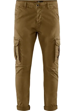 Bomboogie Uomo, Pantaloni, Marrone, W36, new
