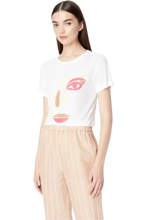 Armani Exchange Donna, Top, Bianco, S, new