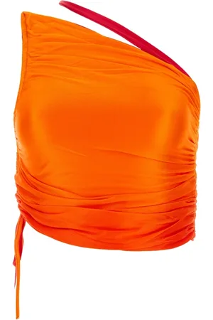 ANDREA ADAMO Donna, Top, Arancione, M, new