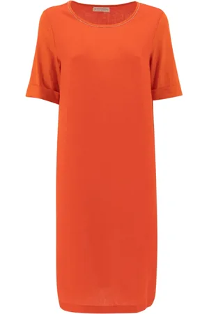 LE TRICOT PERUGIA Donna, Abiti, Arancione, S, new