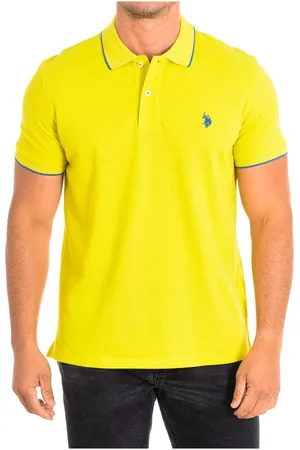 U.S. Polo Assn. Uomo, Top, Giallo, M, new