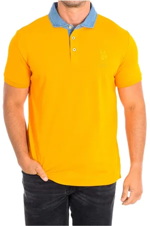 U.S. Polo Assn. Uomo, Top, Giallo, S, new