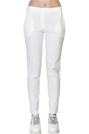 D.EXTERIOR Donna, Pantaloni, Bianco, L, new