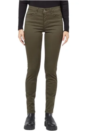 Liu Jo Donna, Pantaloni, Verde, W32, new