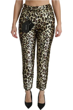 Dolce & Gabbana Donna, Pantaloni, Giallo, XL, new