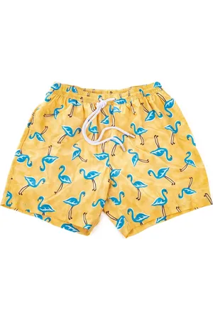 BARBA Uomo, Costumi da bagno, Giallo, L, new