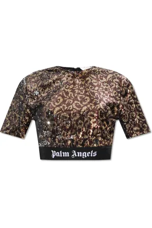 Palm Angels Donna, Camicette , Marrone, M, new