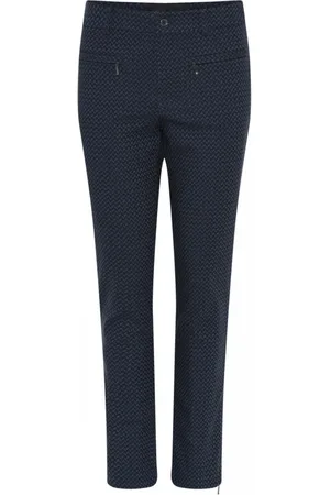 C.ro Donna, Pantaloni, Blu, 2Xl, new