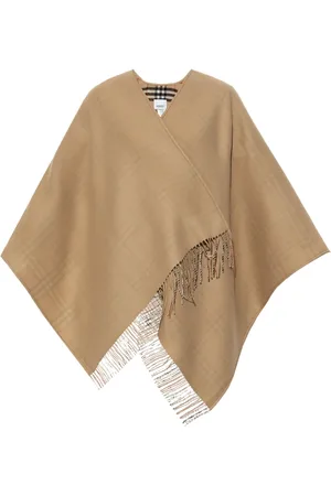 Burberry Donna Poncho Mantelle Cappa FASHIOLA