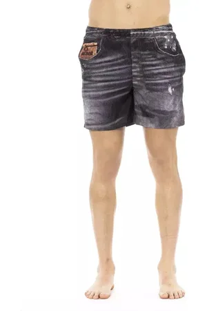 Roberto Cavalli Uomo, Costumi da bagno, Nero, L, new