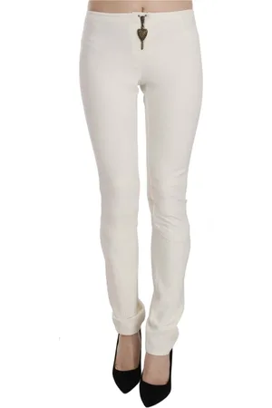Roberto Cavalli Donna, Pantaloni, Bianco, S, new