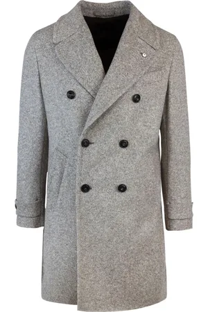 Lubiam Uomo, Cappotti, Grigio, L, new