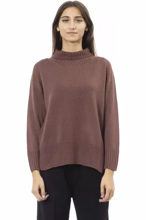 ALPHA STUDIO Donna, Maglie, Marrone, M, new