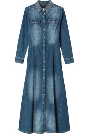 Abito lungo top jeans twin set