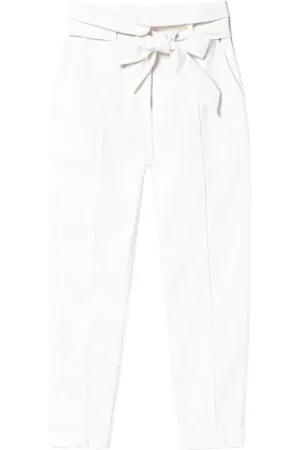 Twin-Set Donna, Pantaloni, Bianco, S, new