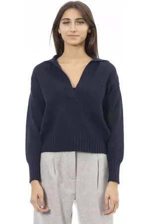 ALPHA STUDIO Donna, Maglie, Blu, M, new