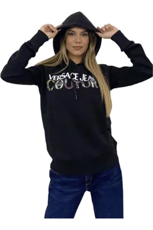 VERSACE Donna, Felpe, Nero, M, new