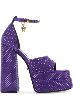 VERSACE Donna, Scarpe, Viola, 38 1/2 EU, new