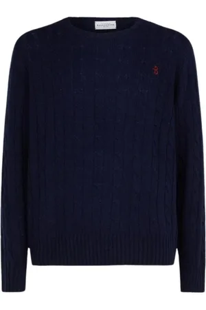 BALLANTYNE Uomo, Maglie, Blu, L, new