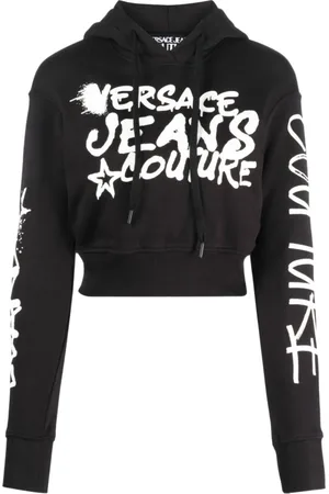 VERSACE Donna, Felpe, Nero, M, new