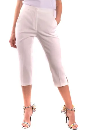 Moschino Donna, Pantaloni, Bianco, S, new