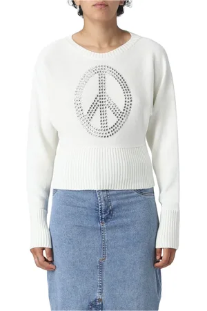 Moschino Donna, Maglie, Bianco, M, new