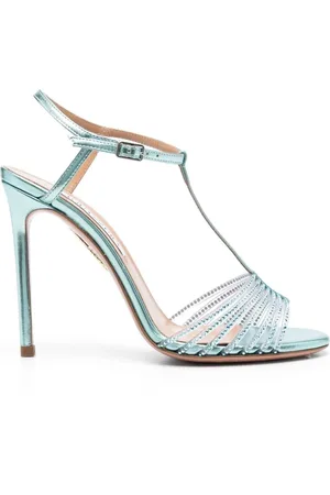 Aquazzura Donna, Scarpe, Blu, 37 EU, new