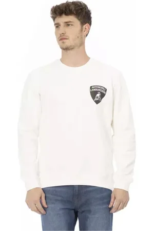 AUTOMOBILI LAMBORGHINI Uomo, Felpe, Bianco, XL, new