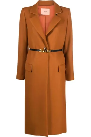 Twin-Set Donna, Cappotti, Arancione, M, new