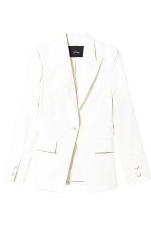 Twin-Set Donna, Giacche, Bianco, S, new